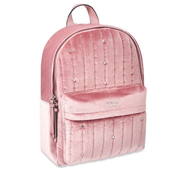 Victoria's Secret Bags Victoria Secret Velvet Stud City Backpack